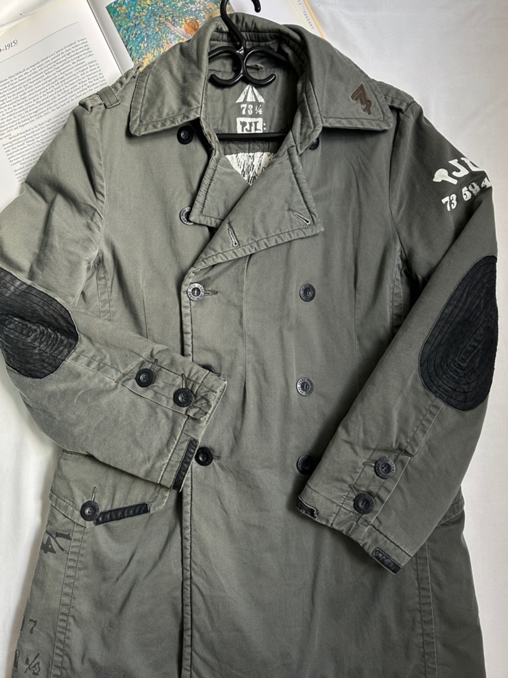 Pepe Jeans Double-Breasted Trench Coat /Quilted coat